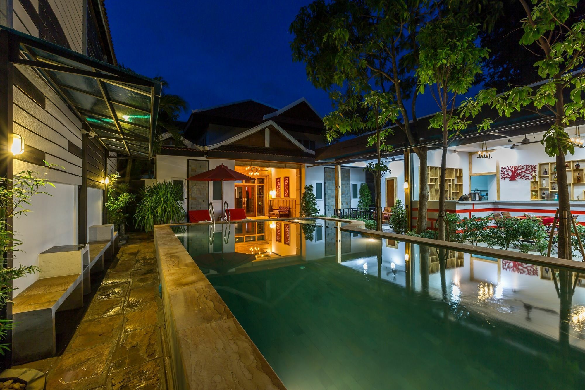 Damnak Villa Retreat シェムリアップ エクステリア 写真